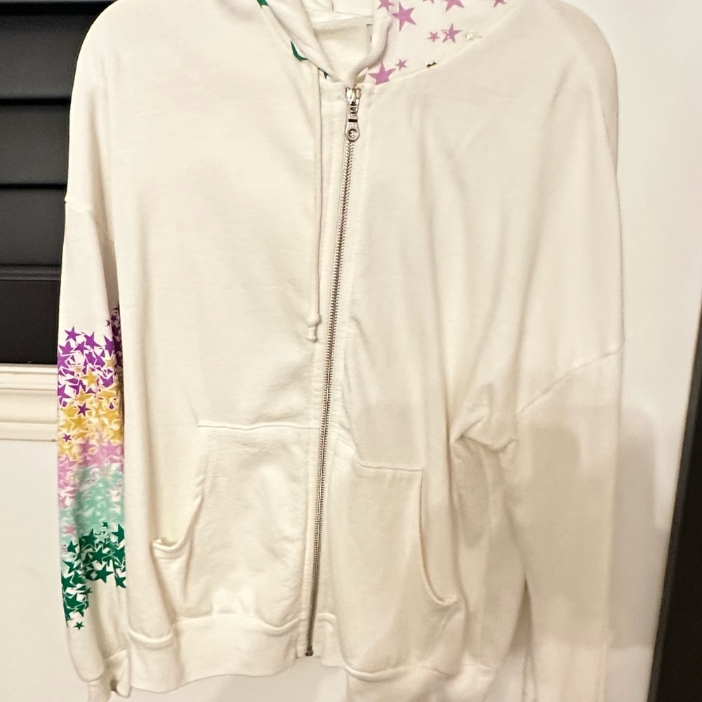 Lauren Moshi Star Print Hoodie